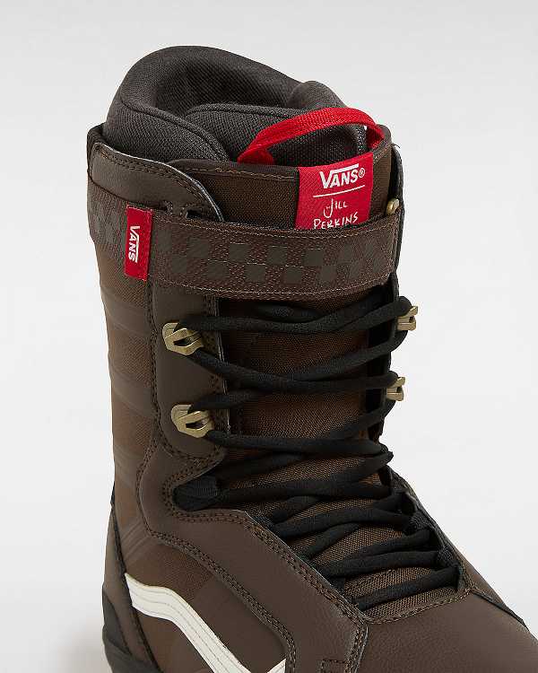 Men Vans Hi-Standard Pro X Jill Perkins MTE Snowboard Boots Black / Brown Malaysia | VN3927605