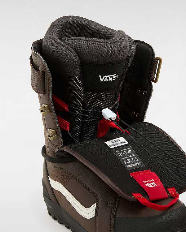 Men Vans Hi-Standard Pro X Jill Perkins MTE Snowboard Boots Black / Brown Malaysia | VN3927605