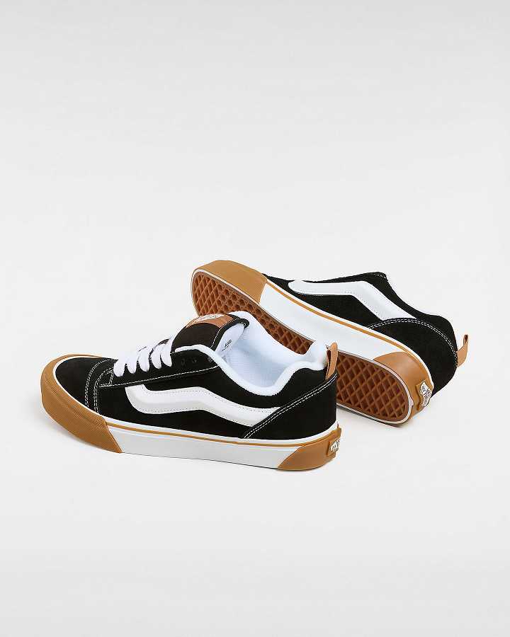 Men Vans Knu Skool Sneakers Black Malaysia | VN0349571