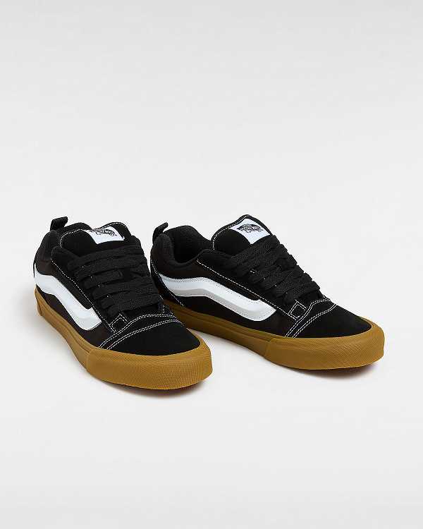 Men Vans Knu Skool Sneakers Black Malaysia | VN6285094