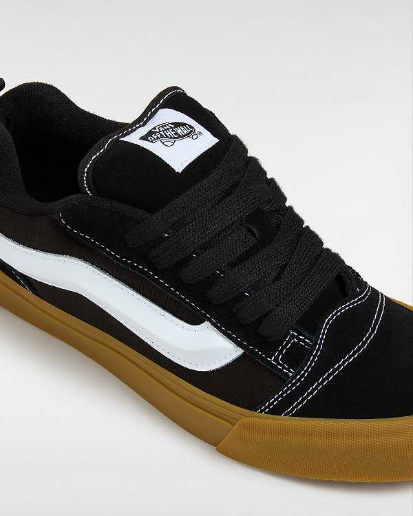 Men Vans Knu Skool Sneakers Black Malaysia | VN6285094