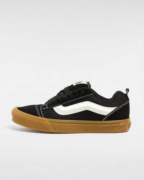 Men Vans Knu Skool Sneakers Black Malaysia | VN6285094