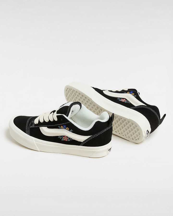 Men Vans Knu Skool Sneakers Black Malaysia | VN8247519