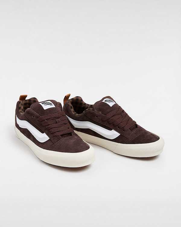 Men Vans Knu Skool Sneakers Brown Malaysia | VN7983406