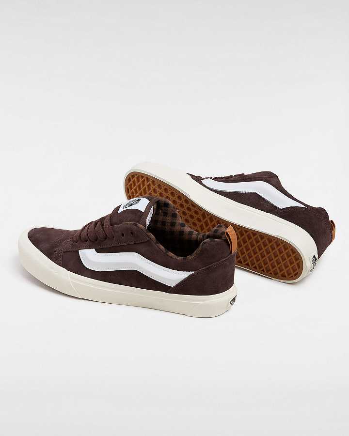 Men Vans Knu Skool Sneakers Brown Malaysia | VN7983406