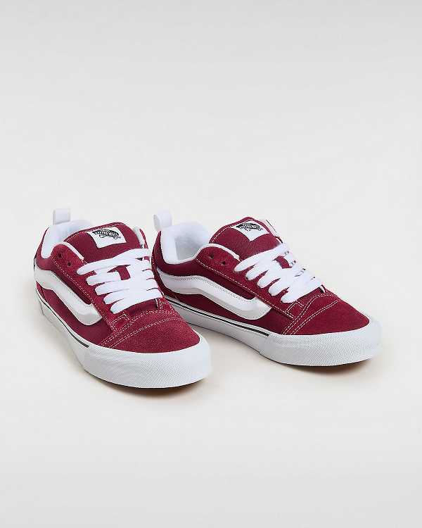 Men Vans Knu Skool Sneakers Burgundy Malaysia | VN3072196