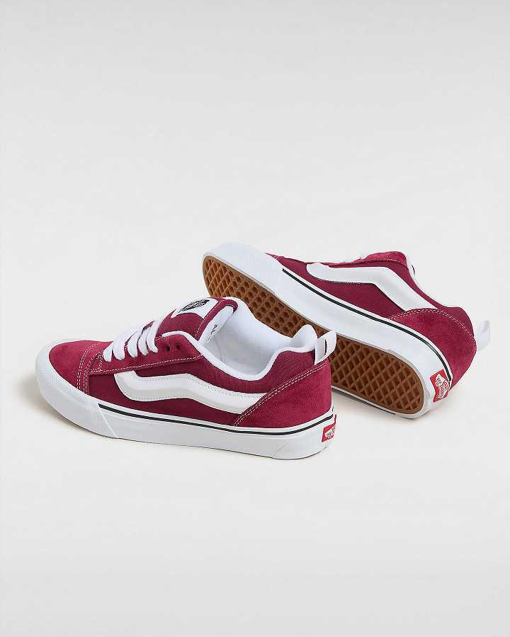 Men Vans Knu Skool Sneakers Burgundy Malaysia | VN3072196