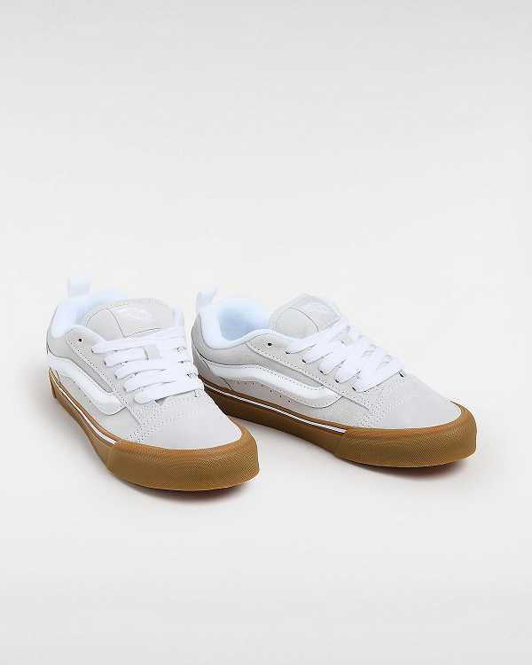 Men Vans Knu Skool Sneakers White Malaysia | VN6803254