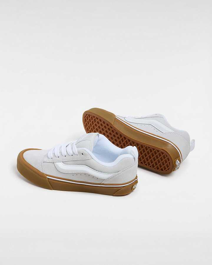 Men Vans Knu Skool Sneakers White Malaysia | VN6803254