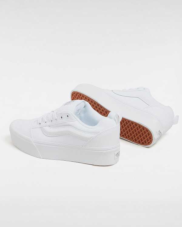 Men Vans Knu Stack Sneakers White Malaysia | VN4197608