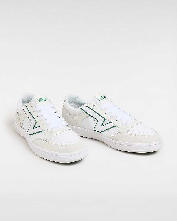 Men Vans Lowland ComfyCush Tennis Shoes Green / White Malaysia | VN9704125