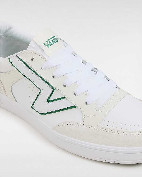 Men Vans Lowland ComfyCush Tennis Shoes Green / White Malaysia | VN9704125