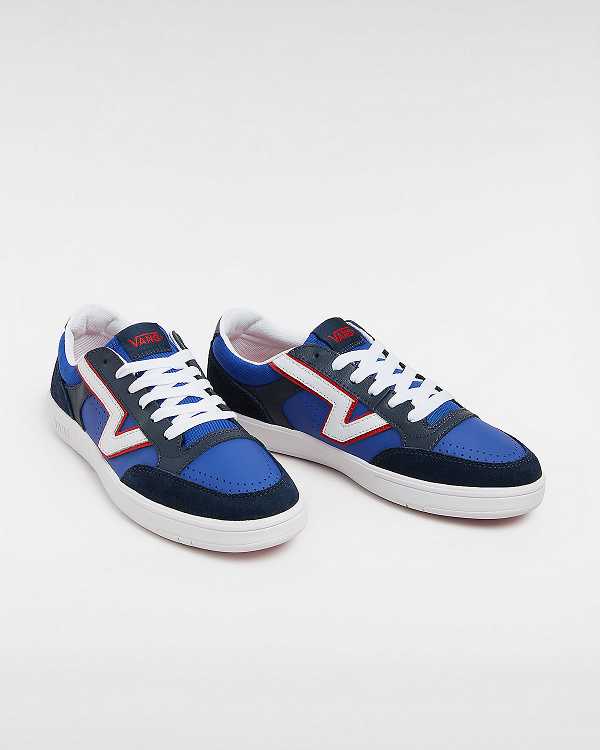 Men Vans Lowland ComfyCush Tennis Shoes Blue Malaysia | VN4981375