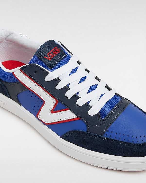 Men Vans Lowland ComfyCush Tennis Shoes Blue Malaysia | VN4981375