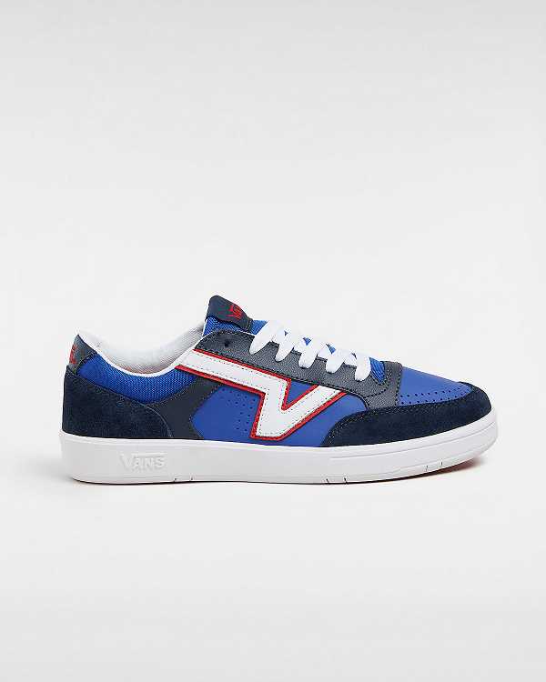 Men Vans Lowland ComfyCush Tennis Shoes Blue Malaysia | VN4981375