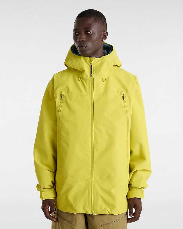 Men Vans MTE High-Country 3L Snowboard Jacket Yellow Malaysia | VN9705246