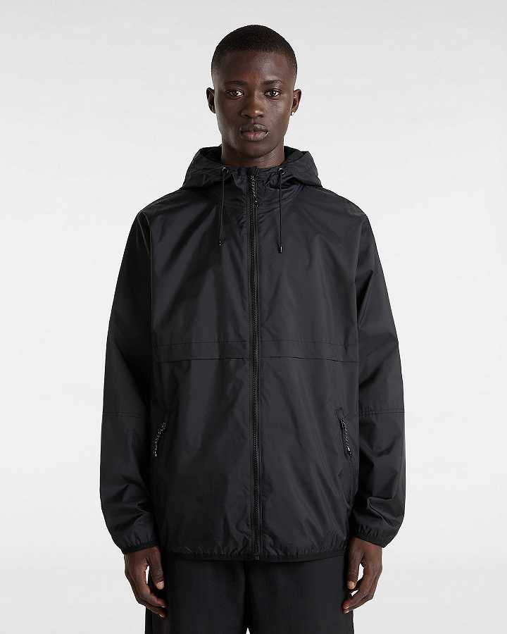 Men Vans MTE Lewis Windbreaker Black Malaysia | VN4785609