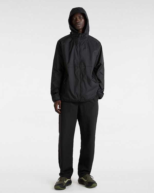 Men Vans MTE Lewis Windbreaker Black Malaysia | VN4785609