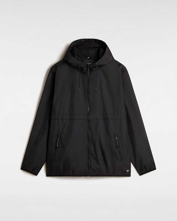 Men Vans MTE Lewis Windbreaker Black Malaysia | VN4785609