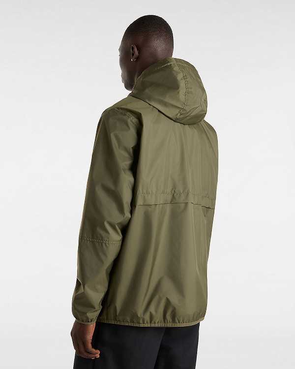 Men Vans MTE Lewis Windbreaker Green Malaysia | VN8693215