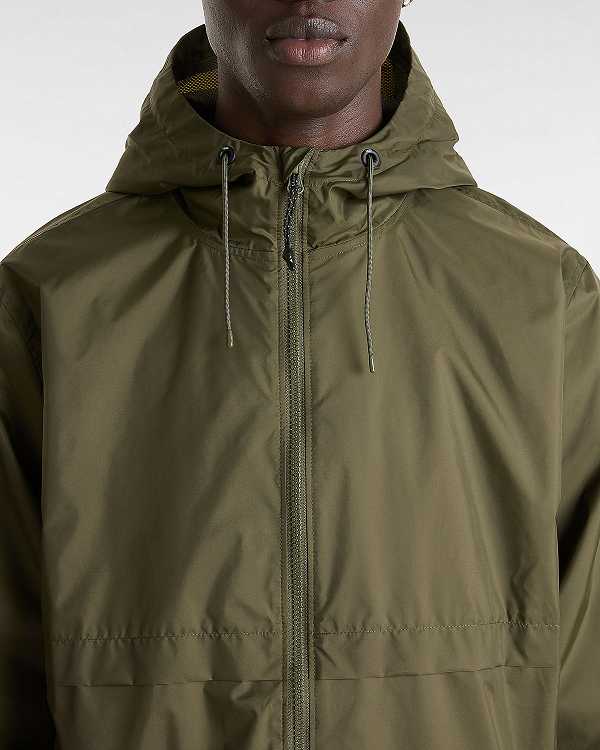 Men Vans MTE Lewis Windbreaker Green Malaysia | VN8693215