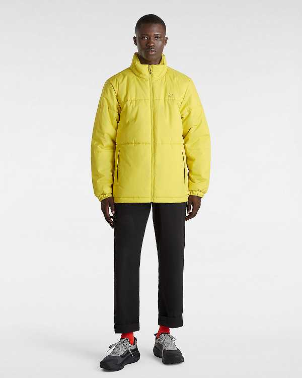 Men Vans MTE Norris Puffer Jacket Yellow Malaysia | VN1490635