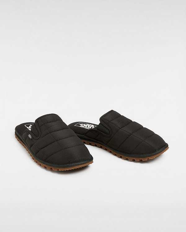 Men Vans MTE Quilted Mountain Mules Black Malaysia | VN9834106