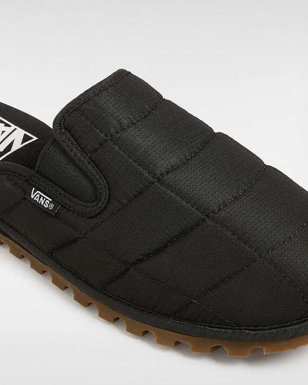 Men Vans MTE Quilted Mountain Mules Black Malaysia | VN9834106