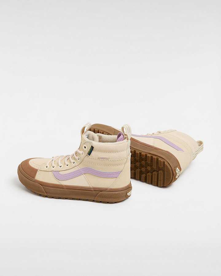 Men Vans MTE Sk8-Hi Waterproof Shoes Beige Malaysia | VN5783496