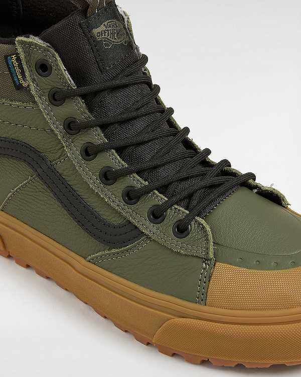 Men Vans MTE Sk8-Hi Waterproof Shoes Green Malaysia | VN5206794