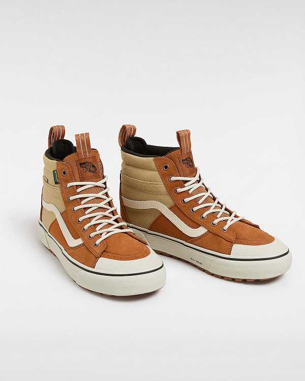 Men Vans MTE Sk8-Hi Waterproof Shoes Orange Malaysia | VN0249153