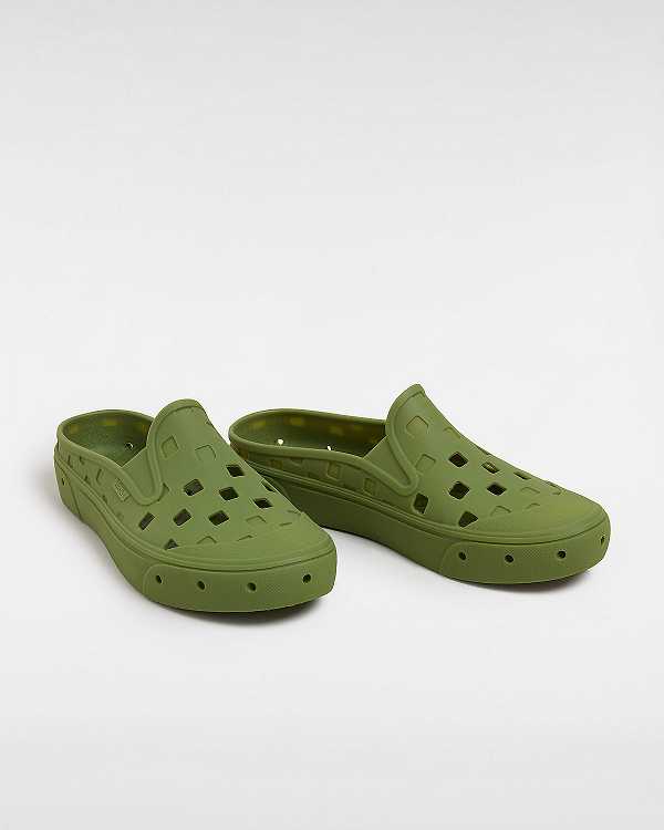 Men Vans MTE Slip-On TRK Mules Green Malaysia | VN9413560