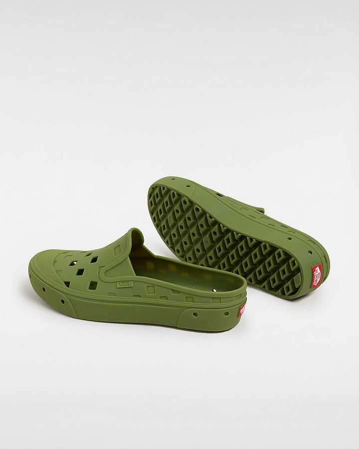 Men Vans MTE Slip-On TRK Mules Green Malaysia | VN9413560