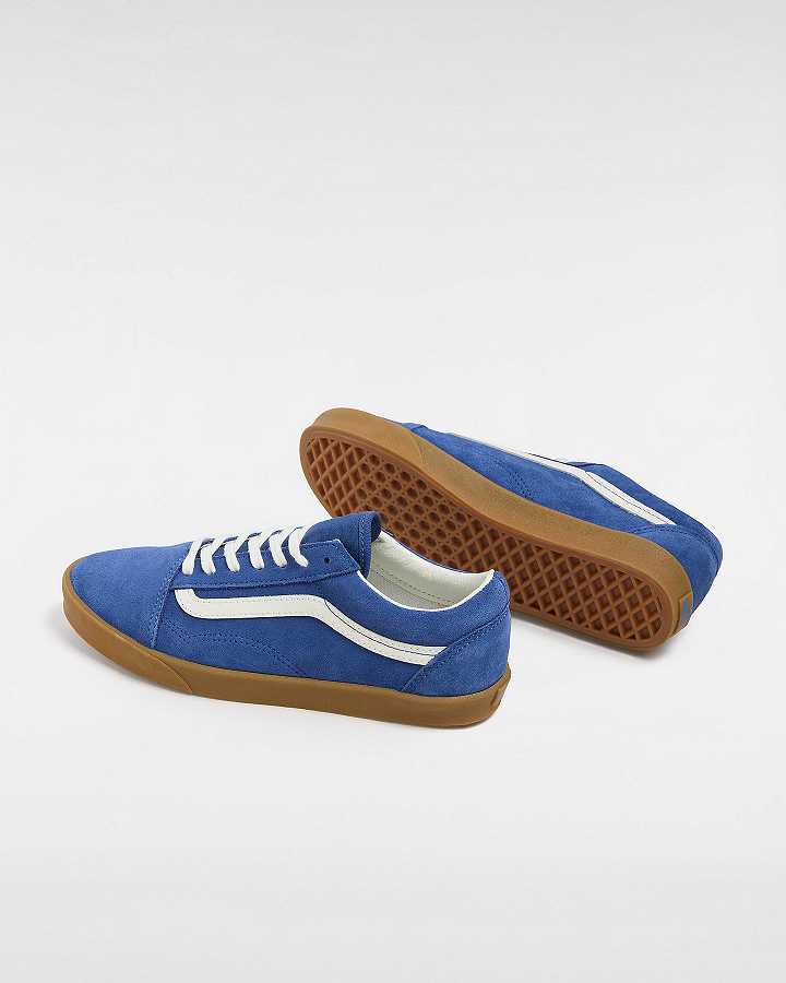 Men Vans Old Skool Lowpro Sneakers Blue Malaysia | VN6031849