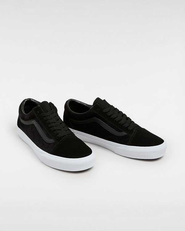 Men Vans Old Skool Pig Suede Sneakers Black Malaysia | VN1483970