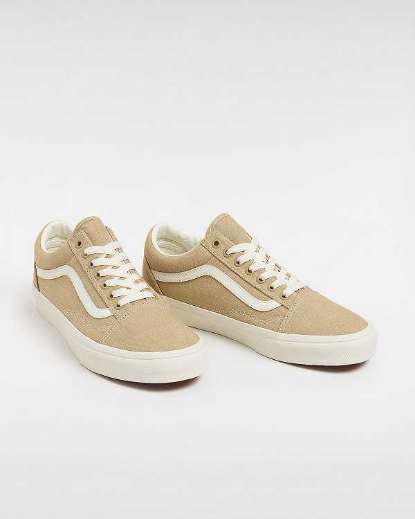 Men Vans Old Skool Sneakers Beige Malaysia | VN7086243