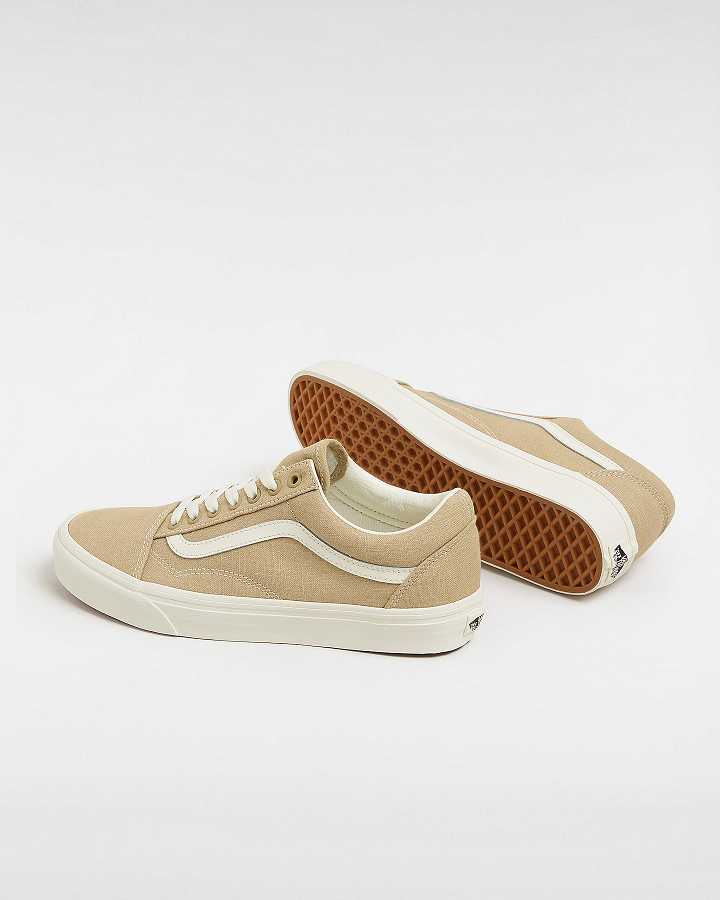 Men Vans Old Skool Sneakers Beige Malaysia | VN7086243