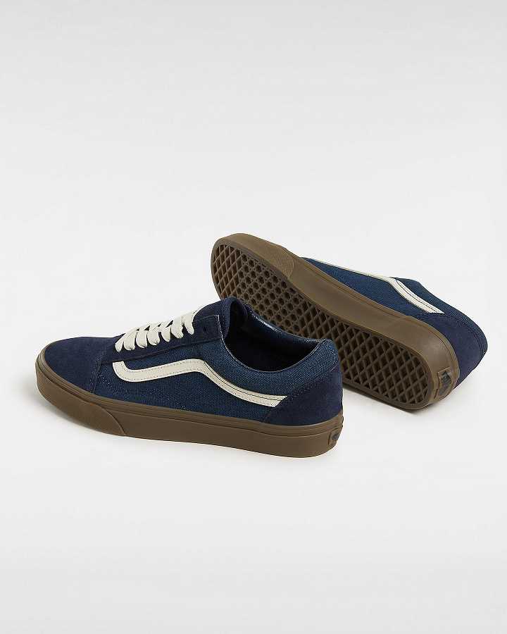 Men Vans Old Skool Sneakers Blue Malaysia | VN3725018