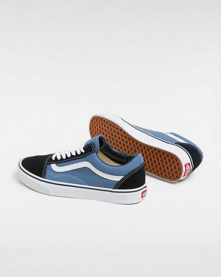 Men Vans Old Skool Sneakers Blue Malaysia | VN4827619