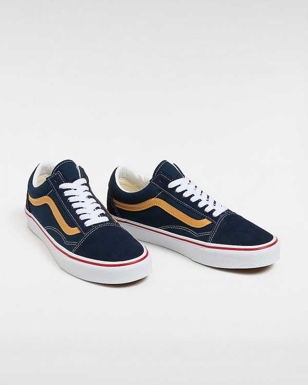 Men Vans Old Skool Sneakers Blue Malaysia | VN8654209