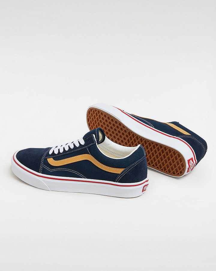 Men Vans Old Skool Sneakers Blue Malaysia | VN8654209