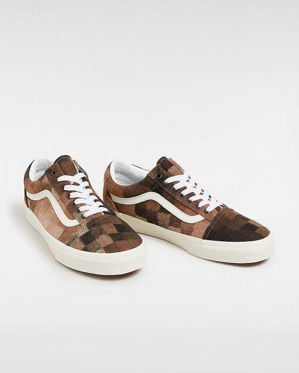 Men Vans Old Skool Sneakers Brown Malaysia | VN4578396