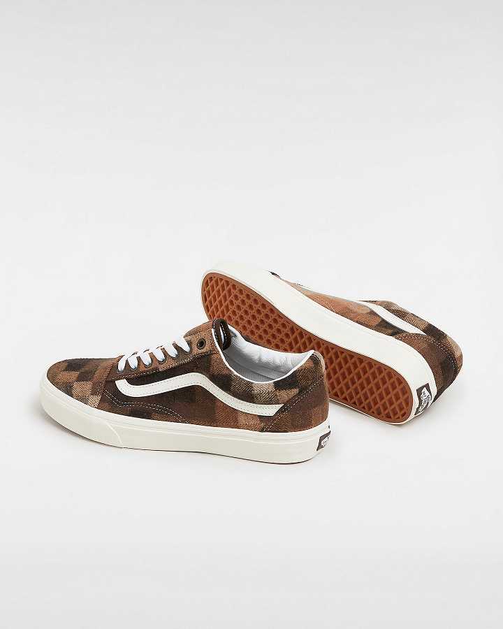 Men Vans Old Skool Sneakers Brown Malaysia | VN4578396