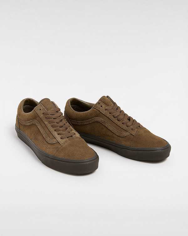 Men Vans Old Skool Sneakers Brown Malaysia | VN7352094