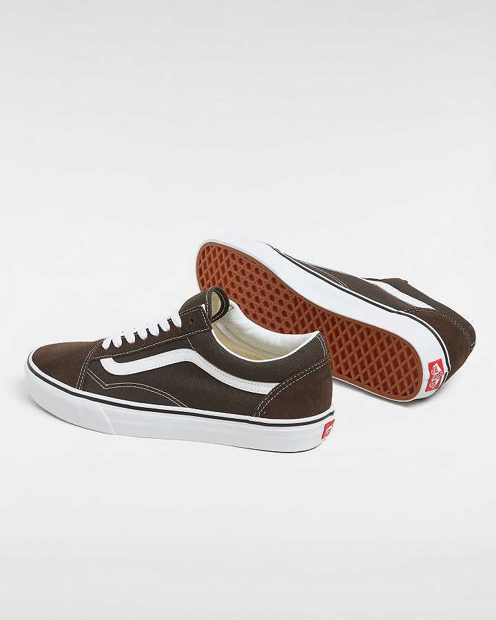 Men Vans Old Skool Sneakers Brown Malaysia | VN8530947