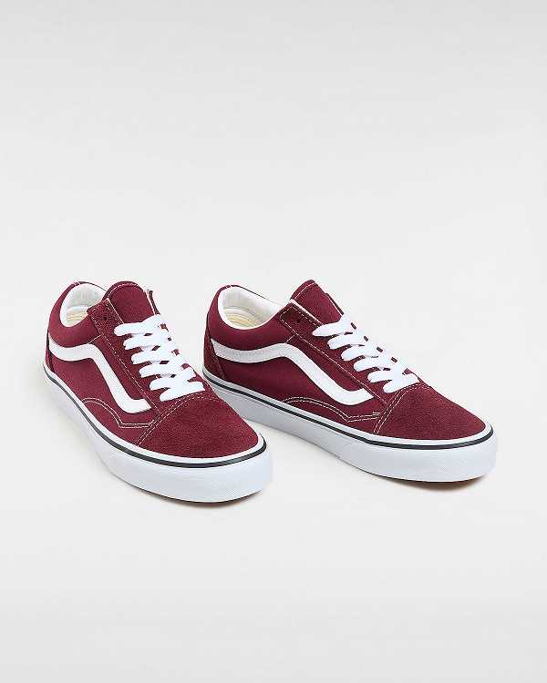 Men Vans Old Skool Sneakers Burgundy Malaysia | VN6587324