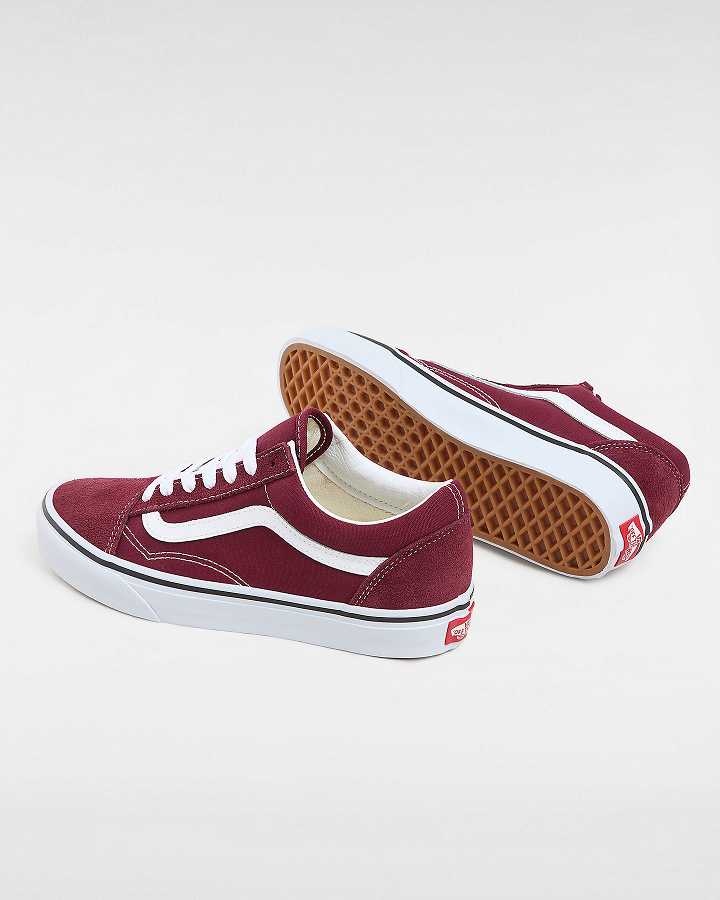 Men Vans Old Skool Sneakers Burgundy Malaysia | VN6587324