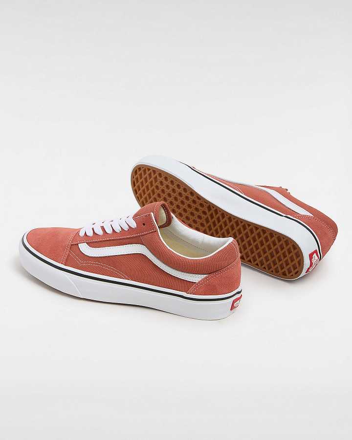 Men Vans Old Skool Sneakers Orange Malaysia | VN7069421