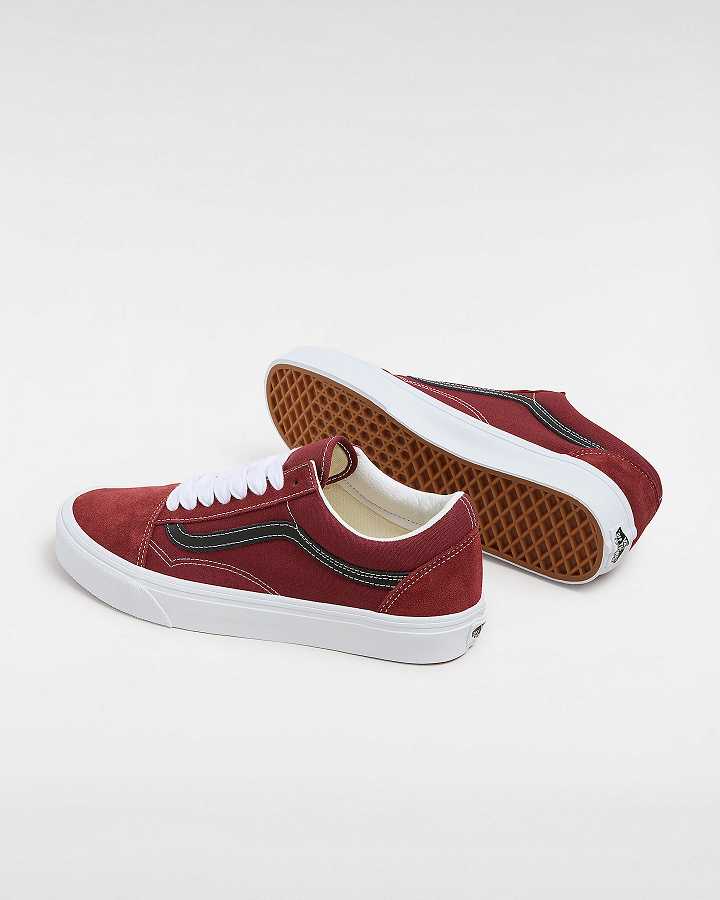 Men Vans Old Skool Sneakers Red Malaysia | VN6402197