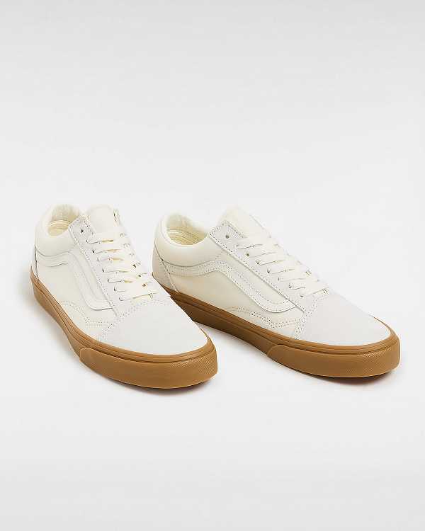 Men Vans Old Skool Sneakers White Malaysia | VN3840751